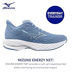 Mizuno Womens Wave Rider 28 Running Shoe, Glacier