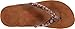 Vionic Women's Rest Floriana Toepost Sandal - Ladies Flip flops with Concealed Orthotic Support Bronze Croco 8 M US