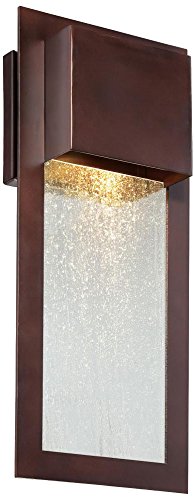 Minka Lavery Outdoor Wall Light 72382-246 Westgate Dark Sky Exterior Wall Lantern, 35w Halogen, Bronze