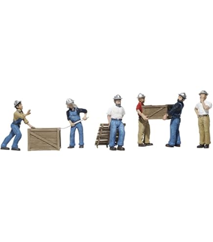 Preiser HO Scale Model - Farm Workers With Cow, 1:87 Scale, Train Layout Accessory