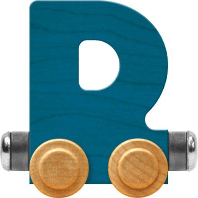 NameTrain Bright Letter Car D - Made in USA (Blue)