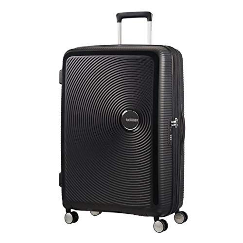 Soundbox - Valise Spinner L Extensible, 77 cm, 97/110 L, Noir (Bass Black)
