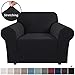 1 Piece Couch Cover Stretch Stylish Furniture Cover/Protector Featuring Jacquard Textured Twill Fabric, High Spandex Lycra Slipcover Machine Washable/Skid Resistance (Armchair 32
