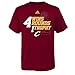 Outerstuff NBA Cleveland Cavaliers Short Sleeve 4 Wins 4 Rounds 1 Trophy Tee, Small (8), Garnet