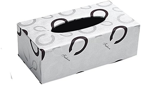 European Style Pu Feather Tissue Box Napkin Holder Lovely Rectangular Holder Box Cover (Color-G)