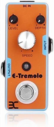 EX Tremolo Effects Pedal, Electronic Guitar Single Effects, True Bypass Micro Pedal