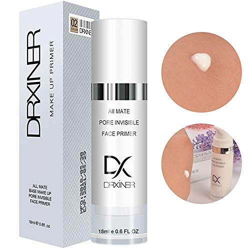 Glossiva Face Primer Matte - Big Pores Perfect Cover, Skin Flawless and Glowing, Long Lasting Makeup's Staying- Nourishes & Moisturizes, Suitable for All Skin Types 18ml