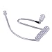 HDE Replacement Two Way Audio Earbud Clear Plastic Coil Tube for Covert Surveillance 2 Pin Earpiece Compatible with Motorola Radio Devices