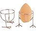 Hestya Makeup Sponge Holder Egg Sponge Stand Puff Display Stand Dryer Rack Makeup Sponge Support (Sponge is not included), 2 Pieces (Rose Gold)