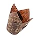 Brown and Gold Tulip Liners for Your Muffins or Cupcakes (120 Pieces) for Baking – Standard Size - For Professional and Beautiful Presentation - Unbleached and Non Toxic