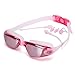 mieres Swimming Goggles Swim Goggles with Anti-Fog 100% Uv Protection No Leaking Triathlon Swim Glasses with Free Earplugs Protection Case & Nose Clips for Adult Men Women Kids Cover