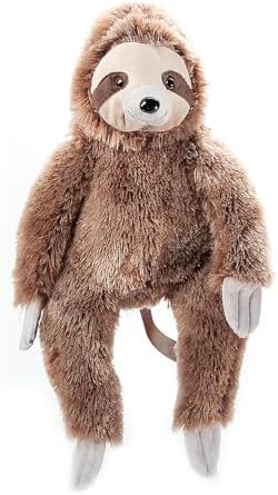 amazon sloth backpack mini Amazon.com: Unipak Stuffed Animal Plush Backpack 19