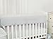 TILLYOU Personalized Padded Baby Crib Rail Cover Protector Safe Teething Guard Wrap for Long Front Rails 100% Silky Soft Microfiber Polyester - Embroidered and Reversible - Pale Gray, You are Loved