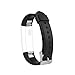 BeneStellar Newest Fitbit Alta HR and Alta Band with Metal Clasp, Silicone Replacement Band for Fitbit Alta HR and Alta (Classic) (Black 1-Pack)
