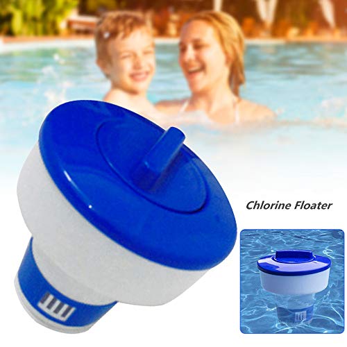 QHTY Chlorine Floater, 7" Large Capacity Premium Pool Chlorine Floater