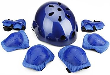 JOLIN Versatile Kids Helmets Set for Skateboard Cycling Roller Skating with Knees, Elbows,Wrists Protective Gear Pads
