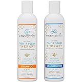 Era Organics Sulfate Free Shampoo and Conditioner Set for Dandruff, Psoriasis, Eczema, Dry & Itchy Scalp While Moisturizing & Restoring Damaged, Dry or Oily Hair (8oz)