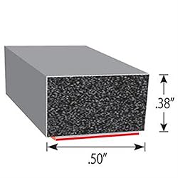 Trim-Lok Solid Rectangle Rubber Seal