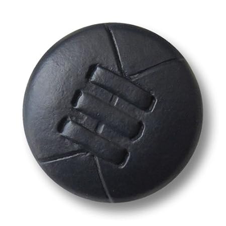 Knopfparadies - 5er Set ausgefallene leicht gewölbte blaue Ösen