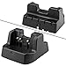 abcGoodefg® 2 Way Radio Battery Charging Dock Desktop Rapid Charger Compatible with Yaesu Vertex-Standard
