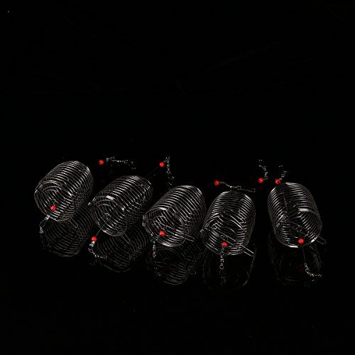 image for LIOOBO Stainless Steel Fishing Bait Cage Lure Cage Bait Fishing Trap B