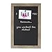 DesignOvation Beatrice Framed Magnetic Chalkboard, 18x27, Rustic Brown
