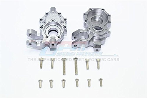 Traxxas TRX-4 Trail Defender Crawler Upgrade Parts Aluminum Front Knuckle Arms - 1Pr Set Gray Silver