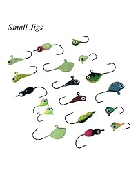 THKFISH Hielo   Señuelo de pesca, 26pcs 1.1 g 18g Assorted Jigs Señuelos de Pesca Walleye Invierno de pesca de hielo Ice Box Set