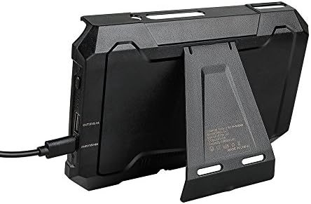 Kycola N-Switch Charging Stand NS01 2 in 1 External Battery Pack with 10000mAh Battery Case for Nintendo Switch(Deep Black)
