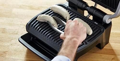 Grill électrique de table, 12 programmes automatiques, Mode manuel, Fonction aliments congelés, 2000 W, Livret recettes OptiGrill Elite GC750D30