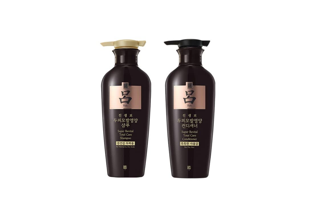 Ryoe Korean Jinsaengbo Total Anti Ageing Shampoo + Conditioner for Dry Scalp