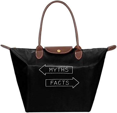 Zlkshop17 Classical Facts Fiction Large Tote Shoulder Handbag Shoulder Bag