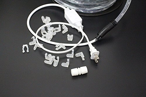 image for PYSICAL® PYSICAL 110V 2-Wire Waterproof LED Rope Light Kit for Backgr