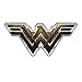 Fan Emblems Wonder Woman Domed Chrome Car Decal - Batman v Superman: Dawn of Justice Logo