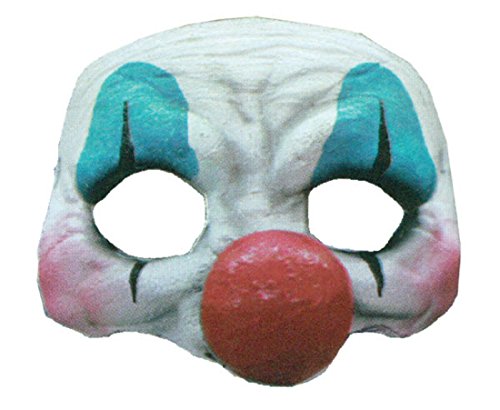 Happy Clown Latex Half Mask Adult Accessory