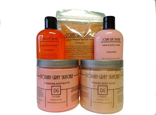 Dorian Gray Skincare 5 Piece Gift Set (Strawberry)