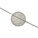 925 Sterling Silver 1.5 MM Box Chain Italian Necklace Lightweight Strong - Rhodium Plated - Lobster Claw 16 Inch