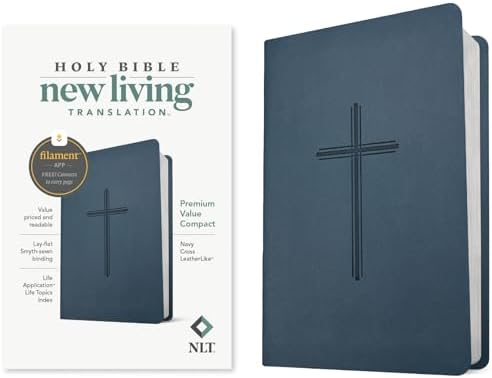 Compact Gift Bible NLT (Bonded Leather, Burgundy/maroon): Tyndale