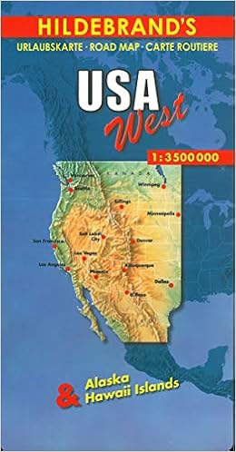 Amazon Fr Carte Routiere Westliche Usa N 47 Carte Hildebrand Livres