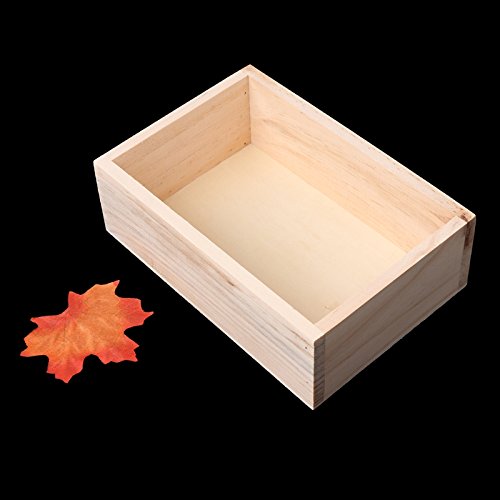 Comprar Kentop Caja de madera universal sin tapa para almacenamiento