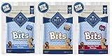 Blue Buffalo Blue Bits Natural Soft Moist Training Treats For Dogs 3 Flavor Variety Bundle: (1) Blue Bits Tender Beef Recipe Treats, (1) Blue Bits Tasty Chicken Recipe Treats, and (1) Blue Bits Tempting Turkey Recipe Treats, 4 Oz. Ea. (3 Bags Total)
