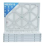 14x20x1 Merv 8 Pleated AC Furnace Air Filters. Box of 6