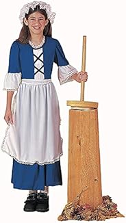 Forum Novelties Child's Colonial Girl Costume Dress, L