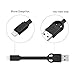 Short Charger Cable Cord PowerLine Keychain- 4 Inches Compatible for IPhone 8 7 Plus, IPhone 6s / 6 s Plus, IPhones SE, IPad , IPod Touch, IPod (3 Packs) (Black)