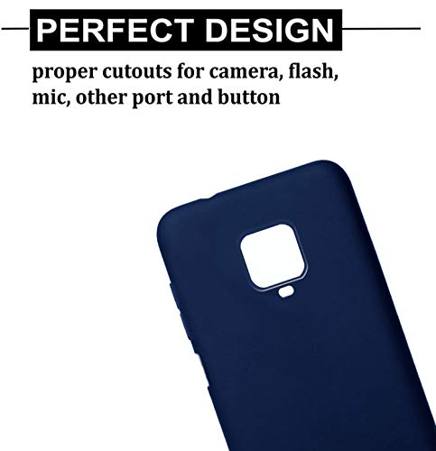 Febelo Case for Mi Note 9 Pro/Mi Note 9 Pro Max, Matte Finish Exclusive Ultra Slim Soft Back Cover for Redmi Note 9 Pro/
