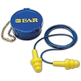 3M 10080529400014 E-A-R 340-4002 Ultra Fit Reusable Corded Earplugs, OSFA, Blue, One Size Fits All