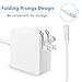 for MacBook Pro Charger 60W Magsafe L-Tip Power Adapter for MacBook Pro 13-inch Before Mid 2012