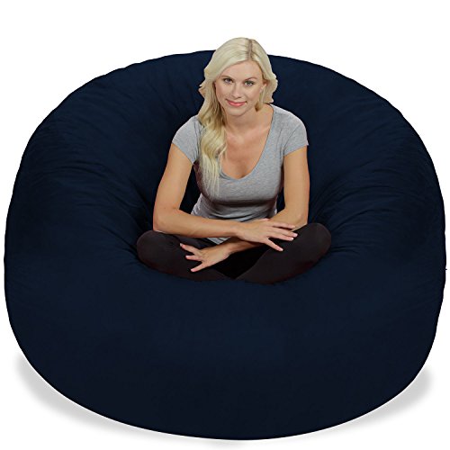 Chill Sack Bean Bag Chair Giant 6' Memory Foam Furniture Bean Bag