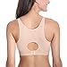 Gratlin Womens Wire Free Racerback Cotton Support Bra for Maternity and Nursing Beige XL - (40D, DD, 42CD)