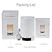 LIGHTSTORY LED Bedside Lamp, Silver Color Touch Control Table Music Lamp, Portable Bluetooth Speaker LED Night Light